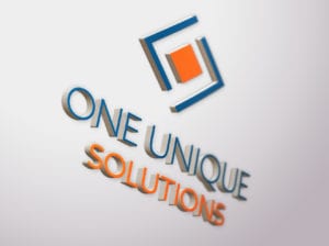 Logo design for One Unique Solutions