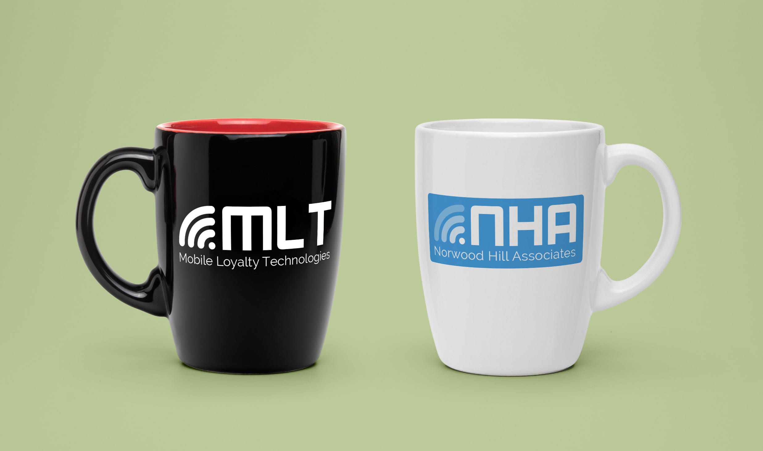 logo designs for Mobile Loyalty Technologies and Norwood Hills Associates