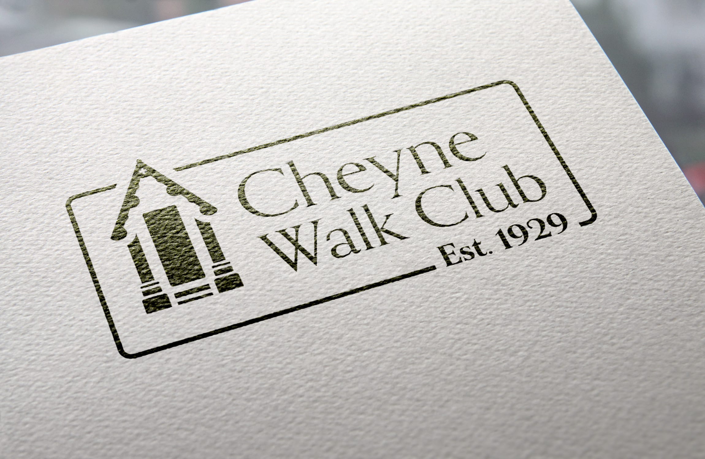 Logo design for Cheyne Walk Club