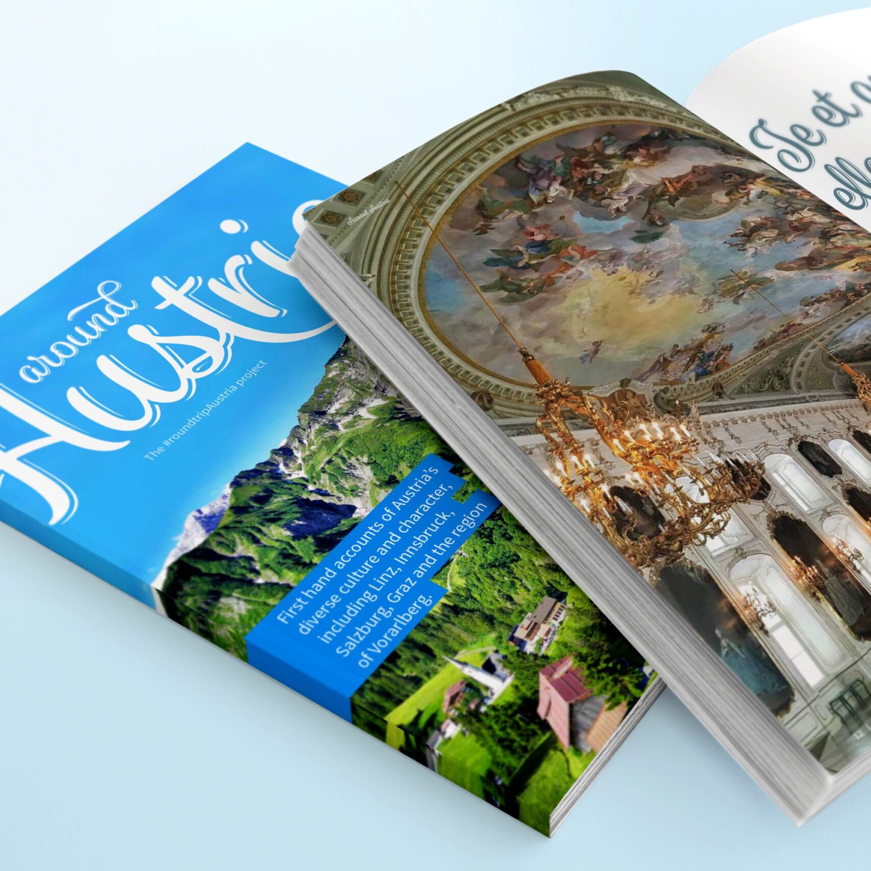 Travel magazine design for Maia Communications