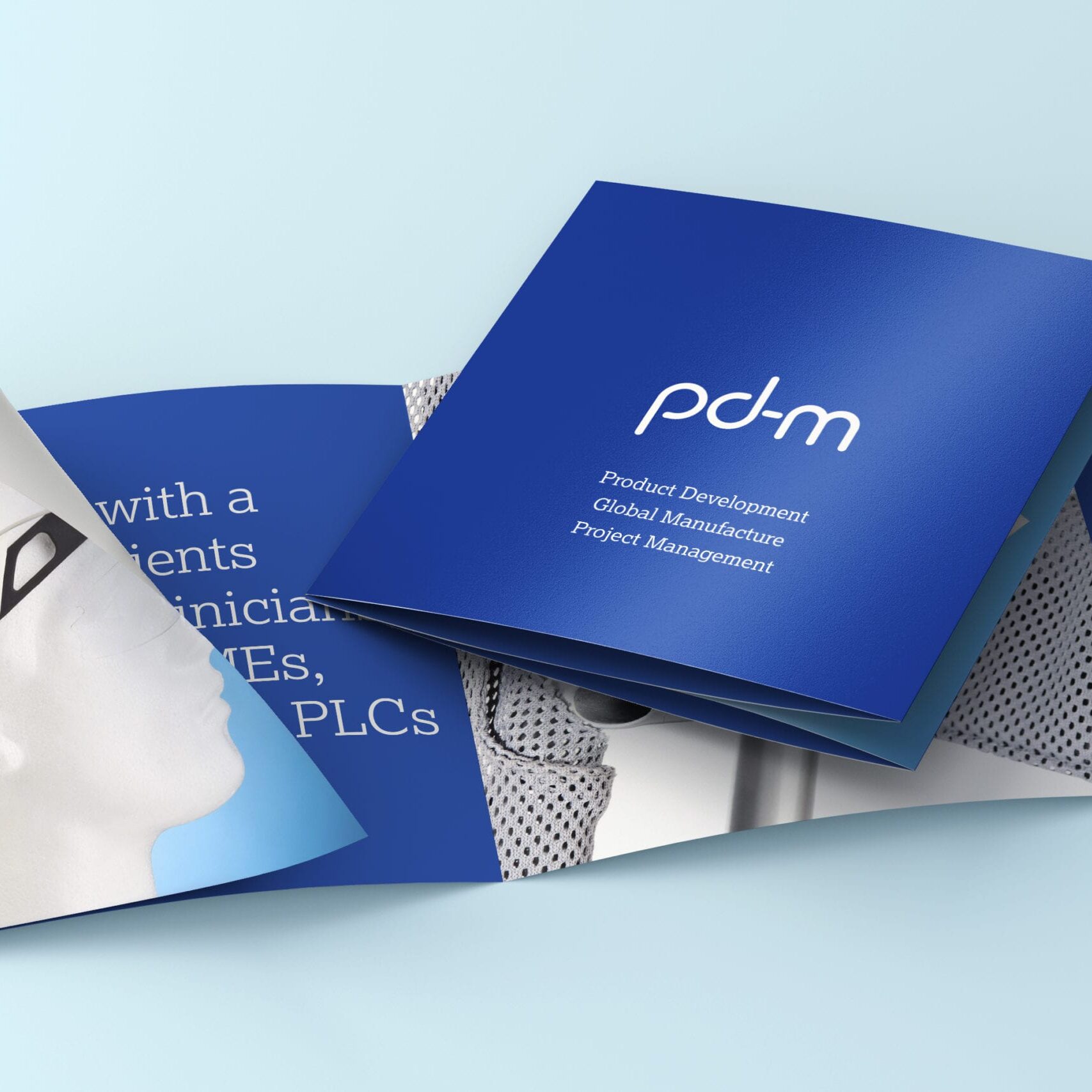 Leaflet design for Pd-m International
