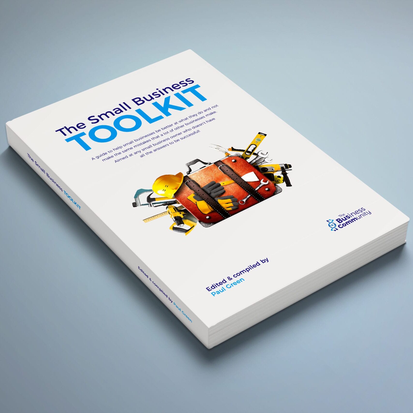 Book cover design for the Small Business Toolkit