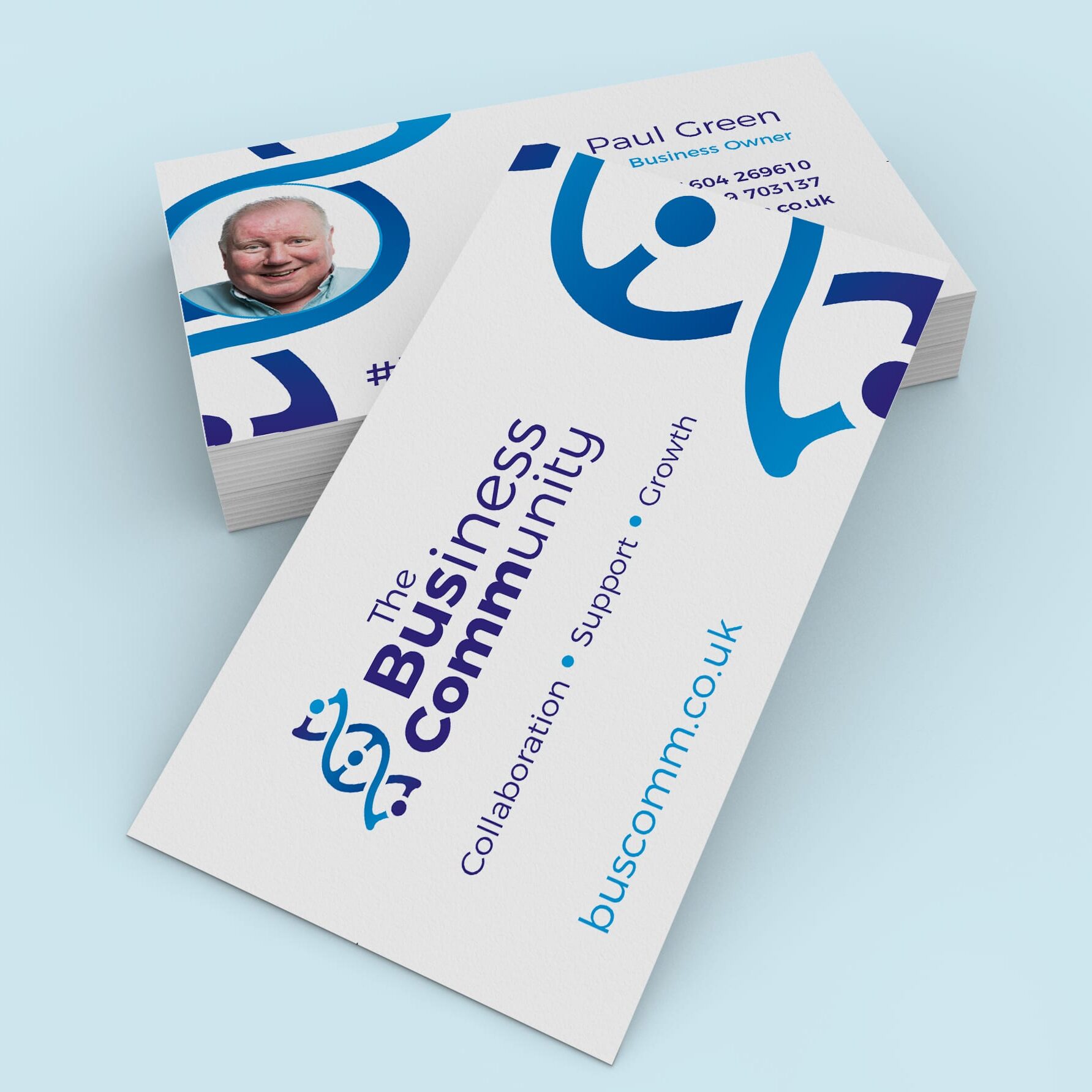 Business cards design for The Business Community