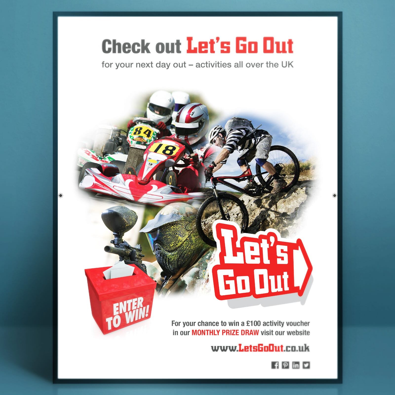 Poster design for Let's Go Out
